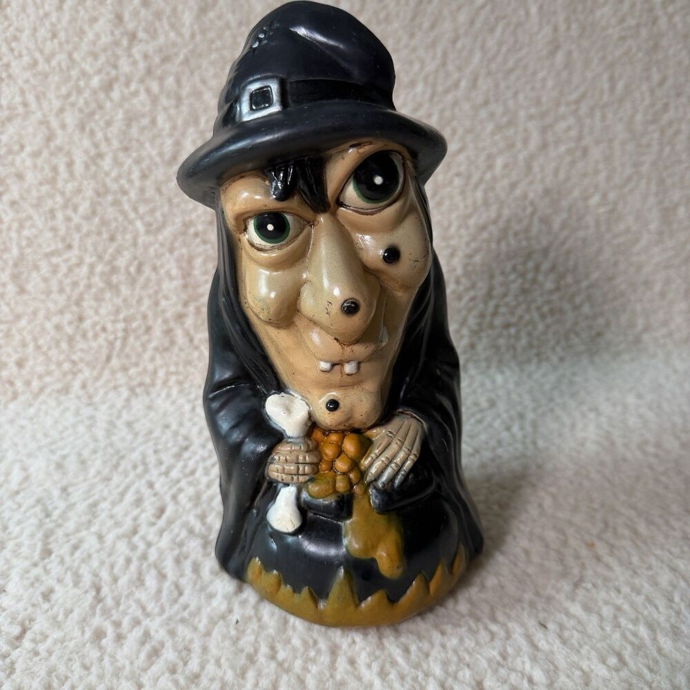 Dynagood Blow Mold Plastic Witch Figure 2001 Vintage